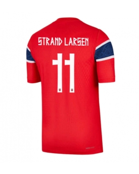 Billige Fotballdrakt Norge Jorgen Strand Larsen #11 Replika Hjemmedrakt VM 2026 Kortermet Billige Fotballdrakt Norge Jorgen Strand Larsen #11 Replika Hjemmedrakt VM 2026 Kortermet
